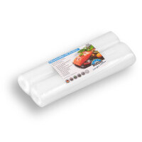 2 Vakuumrollen goffriert, 30 cm breit, je 6 m lang